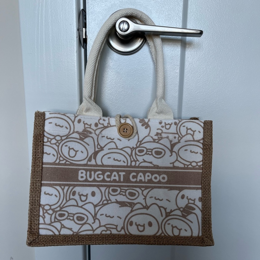Bugcat Capoo Cartoon Canvas Tote